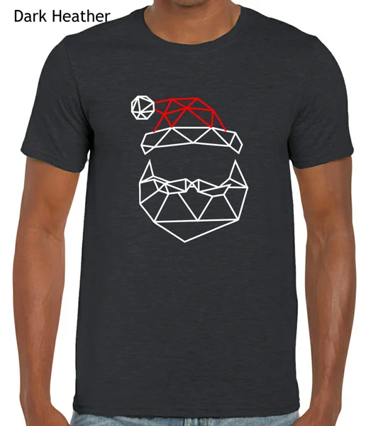 Geometric Santa T-Shirt