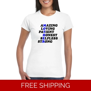 Mother's Day Acrostic Ladies T-Shirt