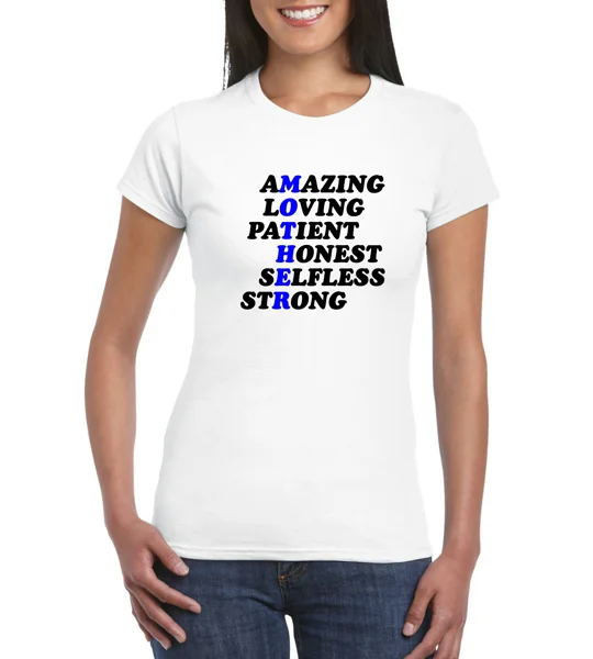 Mother's Day Acrostic Ladies T-Shirt