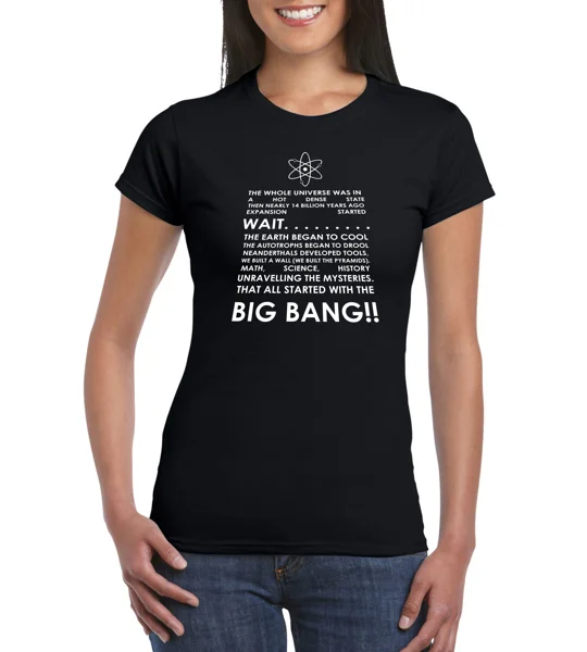 The Big Bang Theory Lyrics Ladies T-Shirt