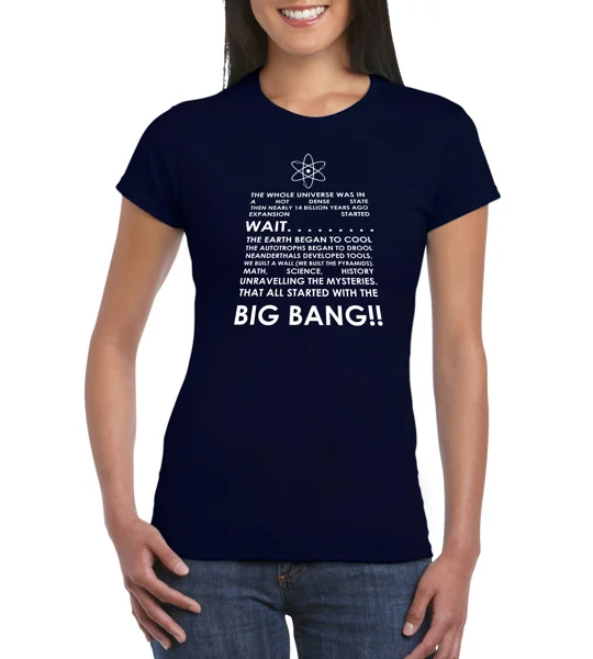 The Big Bang Theory Lyrics Ladies T-Shirt