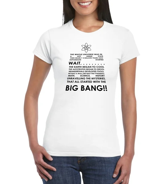 The Big Bang Theory Lyrics Ladies T-Shirt