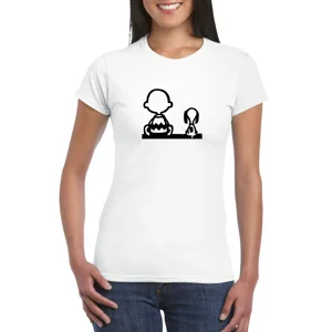 Charlie Brown & Snoopy Ladies T-Shirt