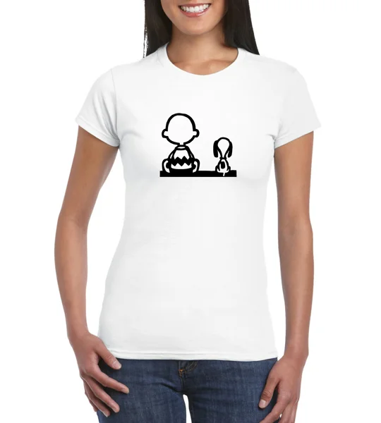 Charlie Brown & Snoopy Ladies T-Shirt