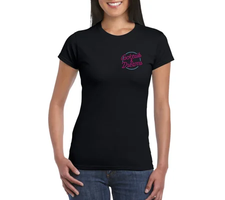 Cocktails & Dreams Ladies T-Shirt