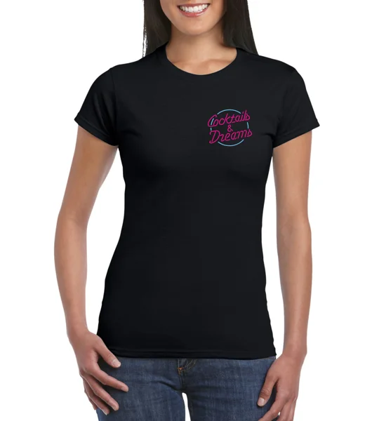 Cocktails & Dreams Ladies T-Shirt