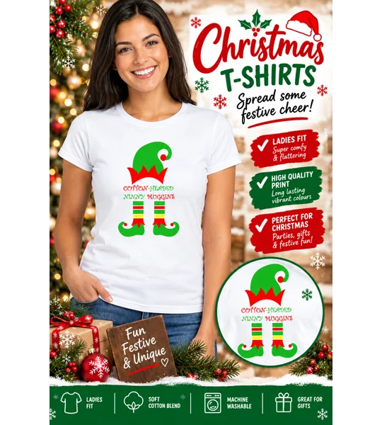 Cotton Headed Ninny Muggins Ladies T-Shirt