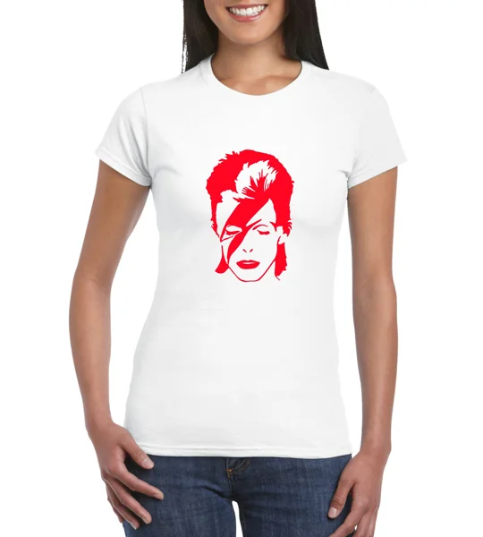 David Bowie Aladdin Sane Ladies T-Shirt