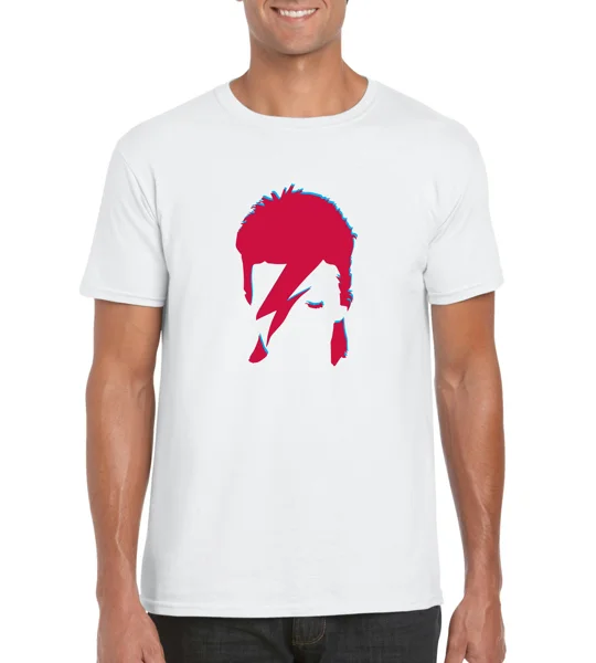 David Bowie 2 Colour Aladdin Sane T-Shirt