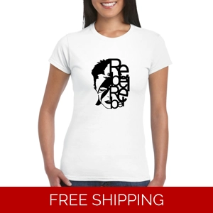 David Bowie Rebel Rebel Ladies T-Shirt