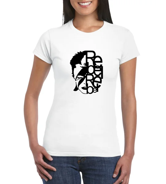 David Bowie Rebel Rebel Ladies T-Shirt