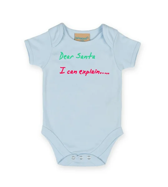 Dear Santa, I Can Explain Babygrow