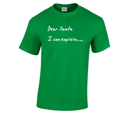 Dear Santa, I Can Explain T-Shirt