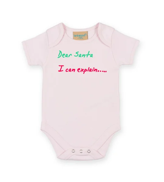Dear Santa, I Can Explain Babygrow