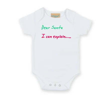 Dear Santa, I Can Explain Babygrow