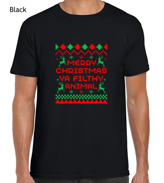 Merry Christmas Ya Filthy Animal T-Shirt