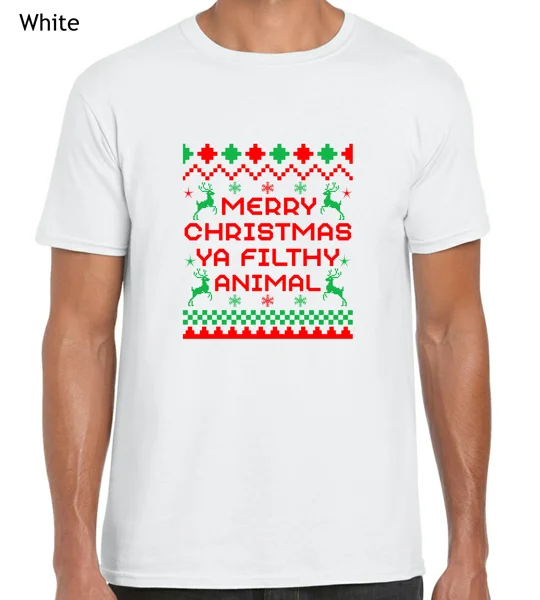 Merry Christmas Ya Filthy Animal T-Shirt