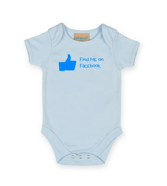 Find Me On Facebook Babygrow