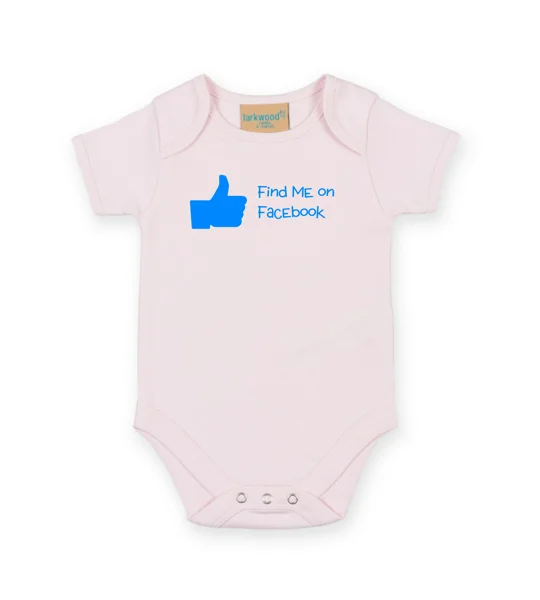 Find Me On Facebook Babygrow