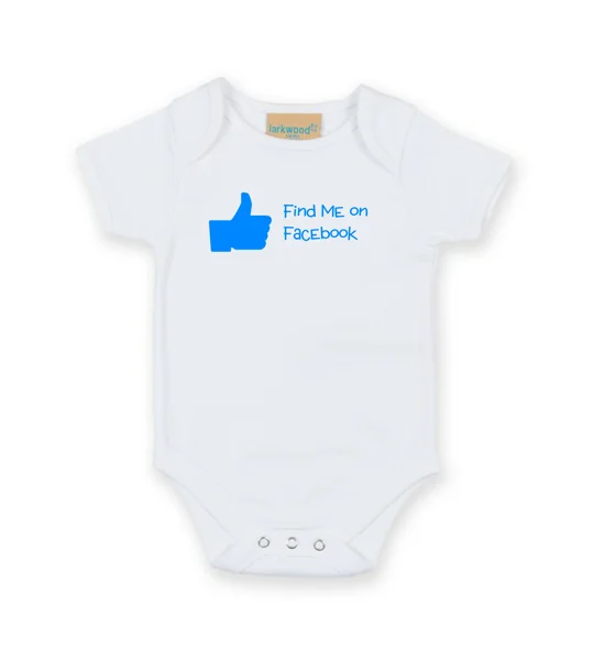 Find Me On Facebook Babygrow
