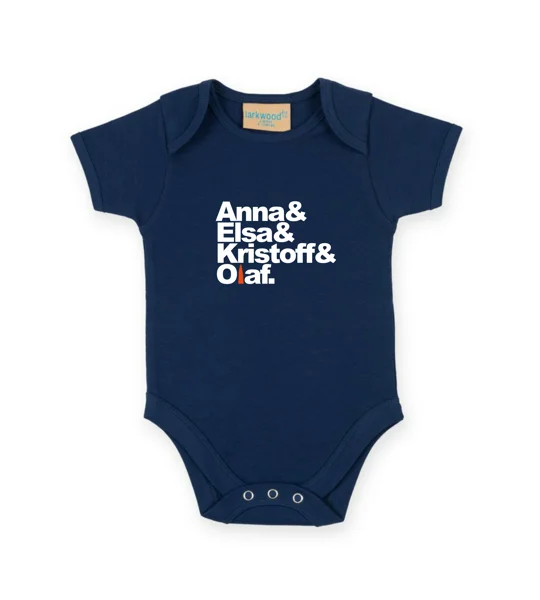 Frozen Band Name Babygrow