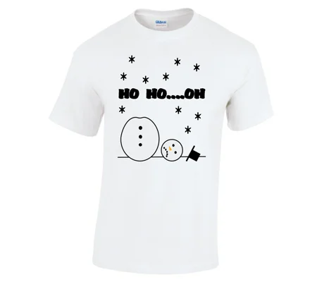 Ho Ho Oh Snowman T-Shirt
