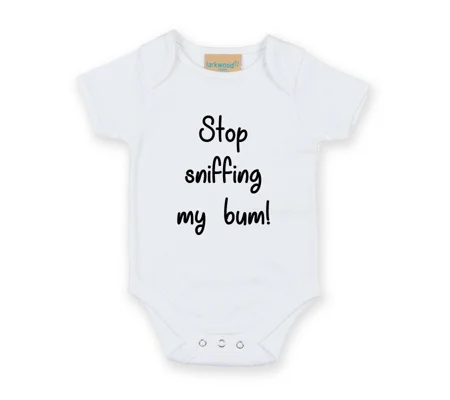 Stop Sniffing My Bum Babygrow