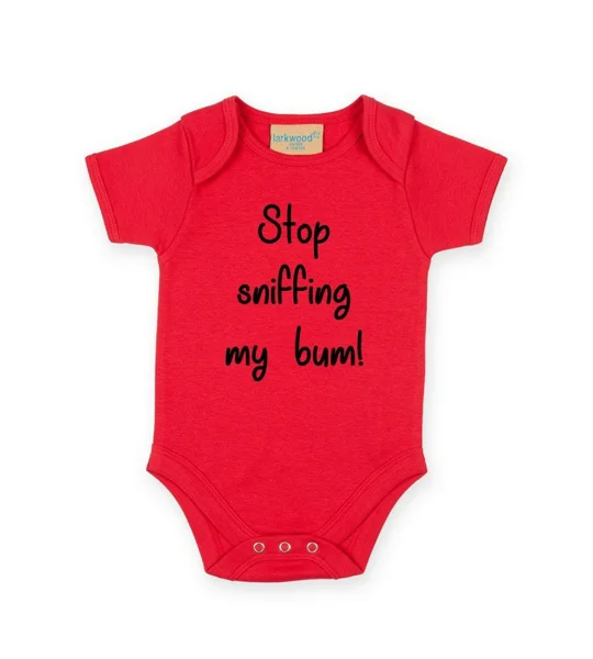 Stop Sniffing My Bum Babygrow
