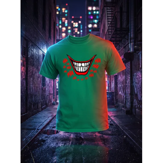 Joker Style Smile T-Shirt