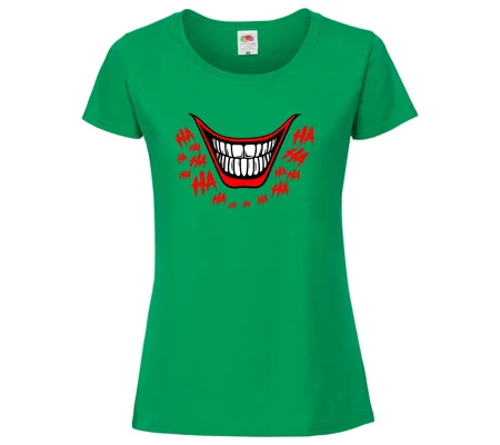Joker Style Smile Ladies T-Shirt