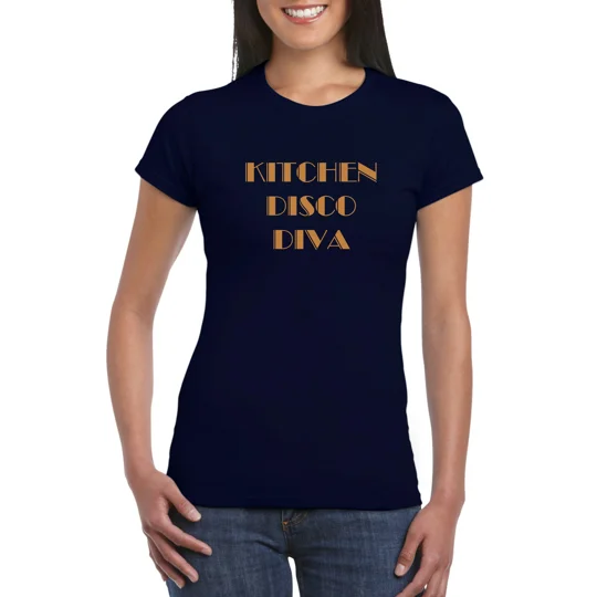 Kitchen Disco Diva Ladies T-Shirt
