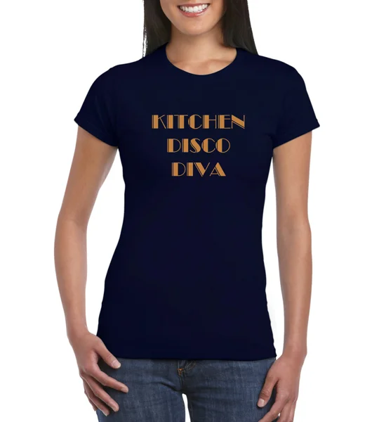 Kitchen Disco Diva Ladies T-Shirt