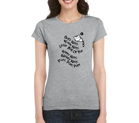 Soft Kitty, Warm Kitty Ladies T-Shirt