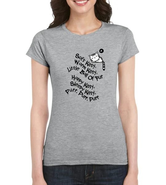 Soft Kitty, Warm Kitty Ladies T-Shirt