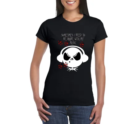 Jack Skellington Sometimes I Need To Be Alone Ladies T-Shirt