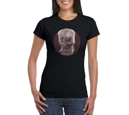 Spiral David Bowie Ladies T-Shirt