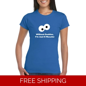 Without Cookies Ladies T-Shirt