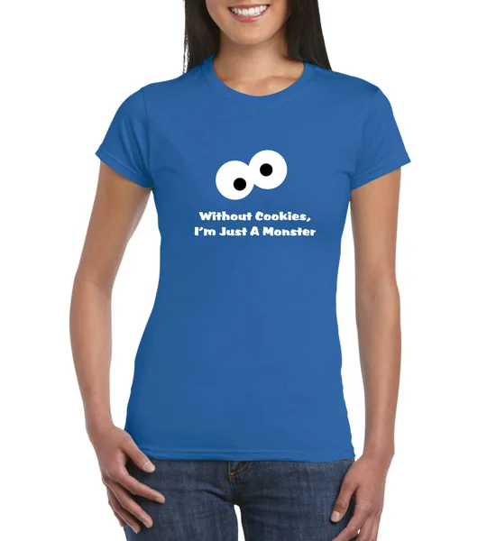 Without Cookies Ladies T-Shirt