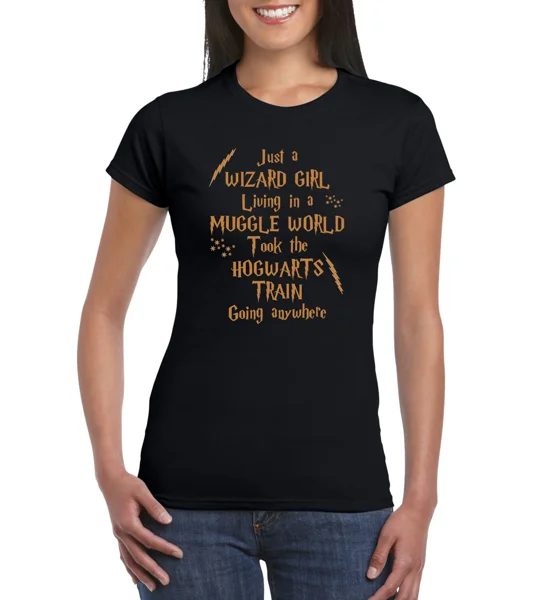 Wizard Girl Ladies T-Shirt