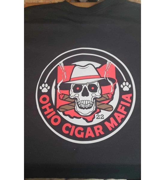 Black Smoking Ohio T-shirt #2