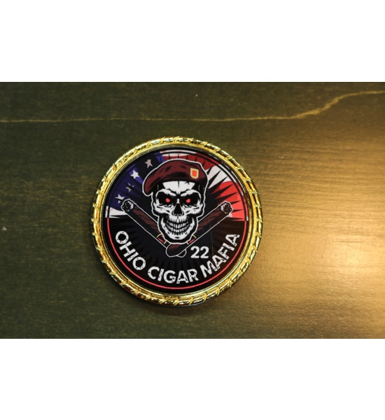 Ohio Cigar Mafia & Southeastern Guide Dogs Logo Coin