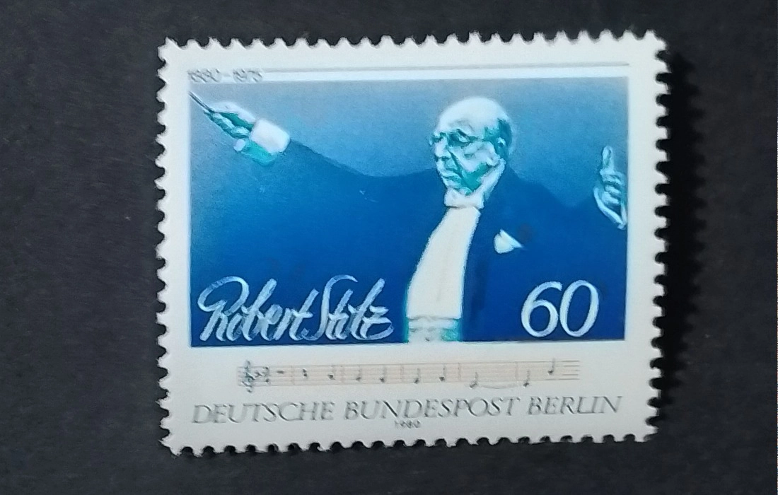 west berlin birth cent Robert Stolz 1980 MNH