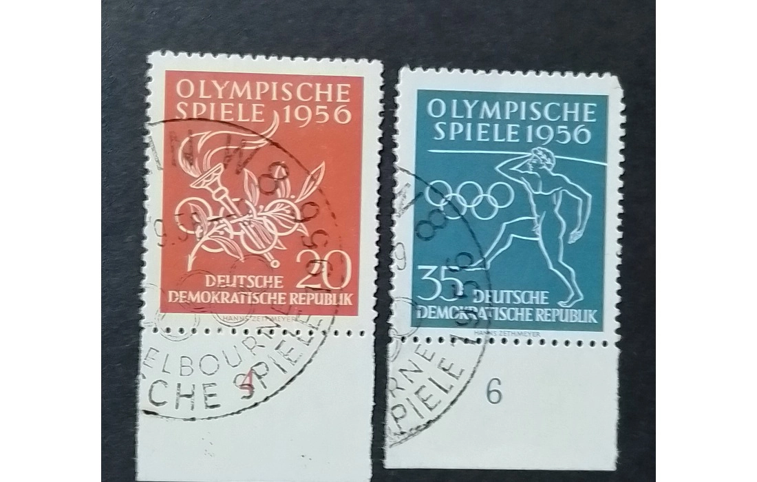 DDR Olympic games 1956 CTO