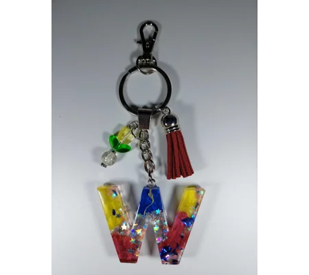 Hand crafted Resin Keyring