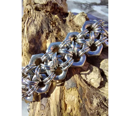 Stainless Steel Nut Bracelet