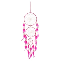 Pink Triple Dreamcatcher