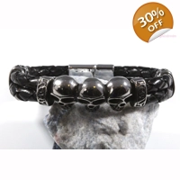 Mens/Unisex  skull bracelet