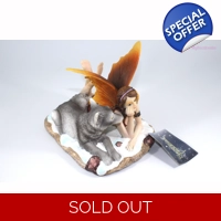 Mystic Realms Fairy with Wolf