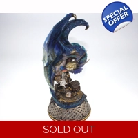 Dragon with a Light up Crystal