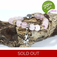 Leather and Natural Stone Bracelet Style J10